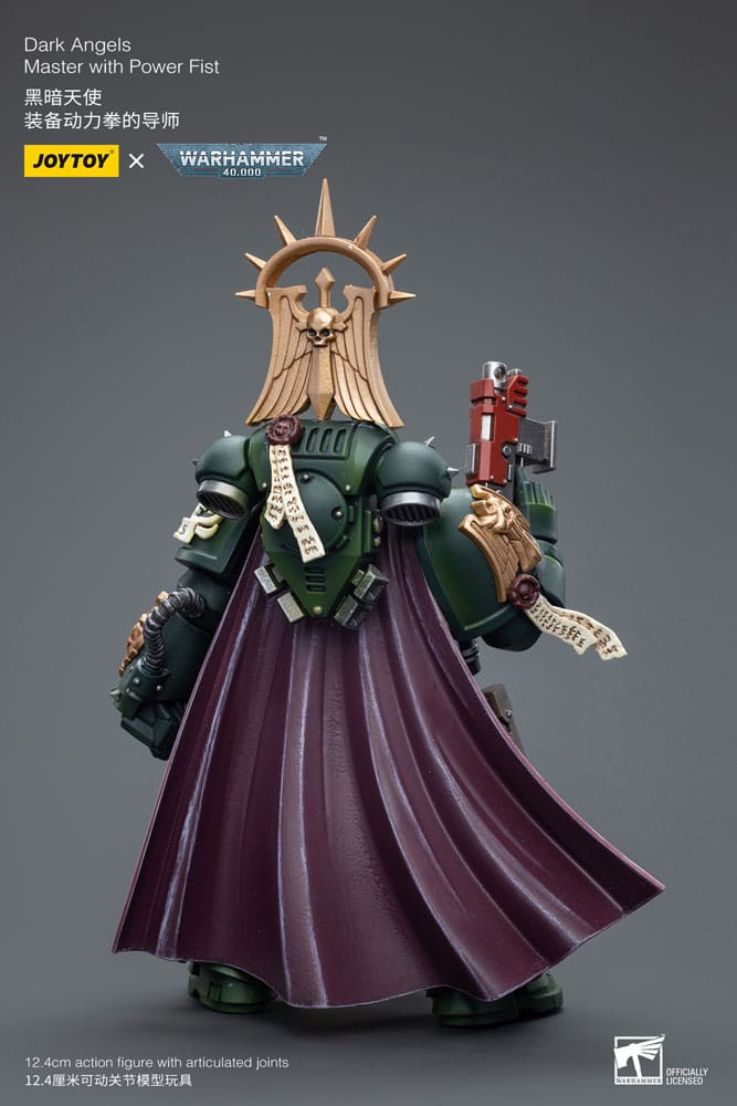 Warhammer 40k Actionfigur 1/18 Dark Angels Master with Power Fist 12 cm Image 3