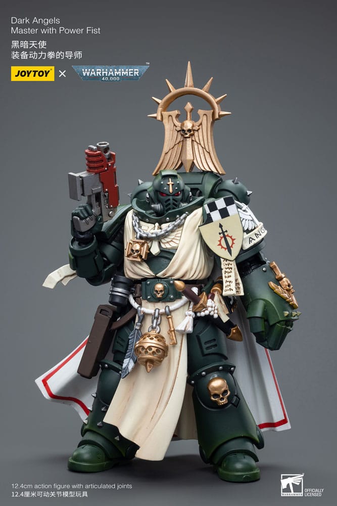 Warhammer 40k Actionfigur 1/18 Dark Angels Master with Power Fist 12 cm Image 4