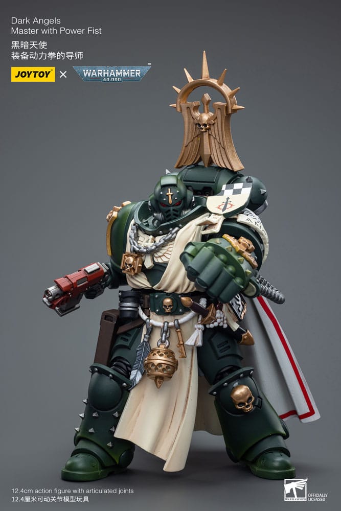 Warhammer 40k Actionfigur 1/18 Dark Angels Master with Power Fist 12 cm Image 5