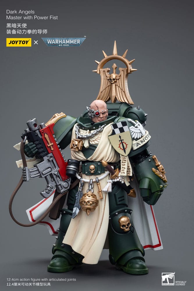 Warhammer 40k Actionfigur 1/18 Dark Angels Master with Power Fist 12 cm Image 6
