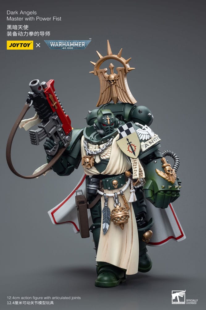 Warhammer 40k Actionfigur 1/18 Dark Angels Master with Power Fist 12 cm Image 7