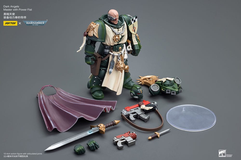 Warhammer 40k Actionfigur 1/18 Dark Angels Master with Power Fist 12 cm Image 9