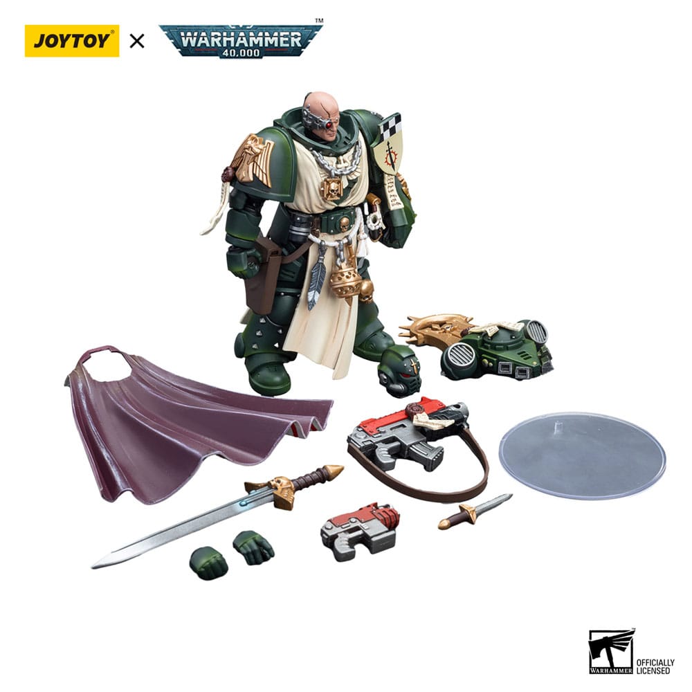 Warhammer 40k Actionfigur 1/18 Dark Angels Master with Power Fist 12 cm Image 18