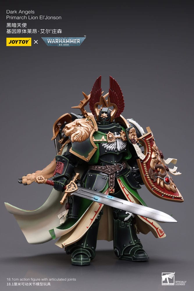 Warhammer 40k Actionfigur 1/18 Dark Angels Primarch Lion El' Jonson 18 cm Reproduktion Image 3