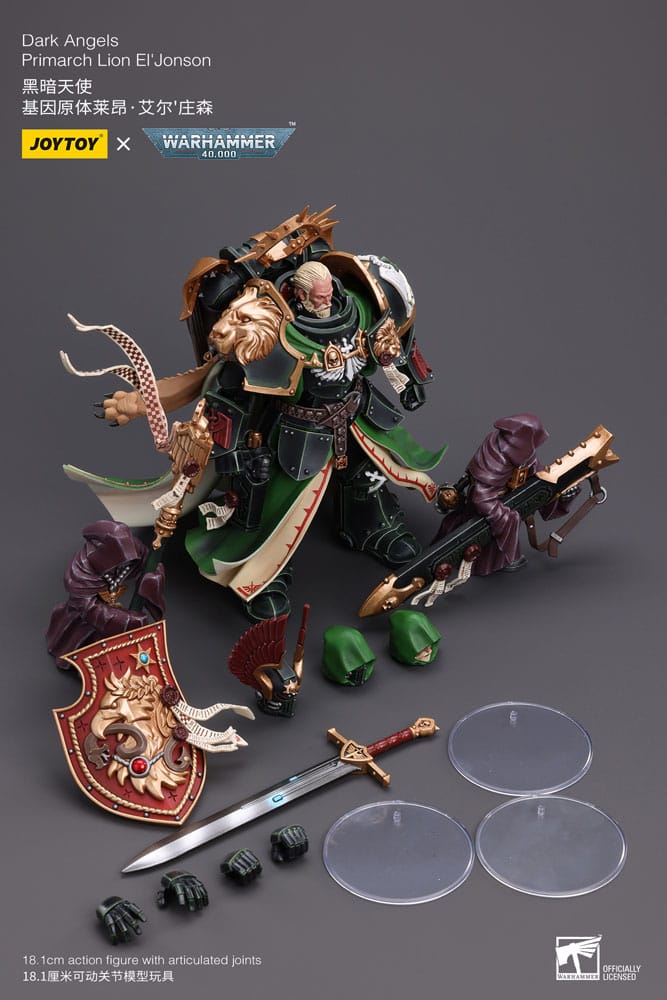 Warhammer 40k Actionfigur 1/18 Dark Angels Primarch Lion El' Jonson 18 cm Reproduktion Image 16