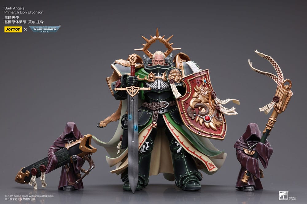Warhammer 40k Actionfigur 1/18 Dark Angels Primarch Lion El' Jonson 18 cm Reproduktion Image 17