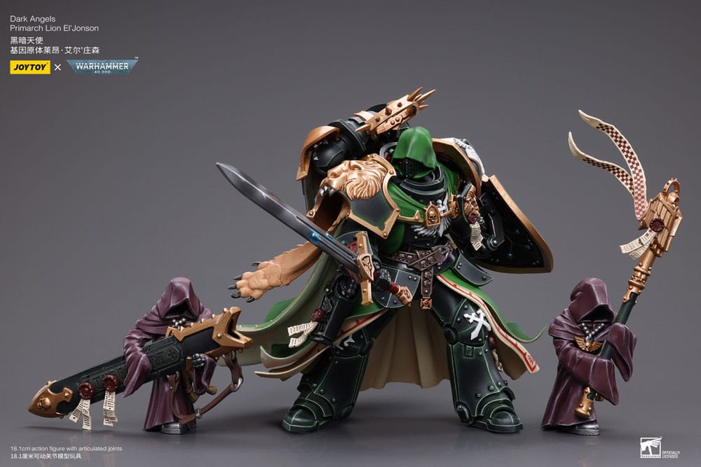 Warhammer 40k Actionfigur 1/18 Dark Angels Primarch Lion El' Jonson 18 cm Reproduktion Image 18