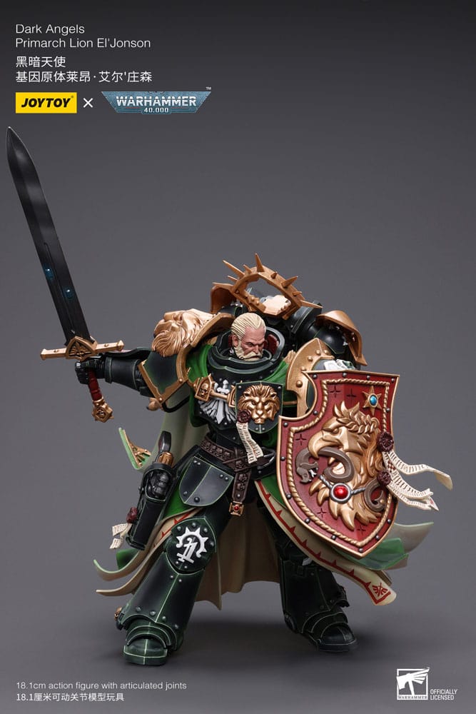 Warhammer 40k Actionfigur 1/18 Dark Angels Primarch Lion El' Jonson 18 cm Reproduktion Image 22