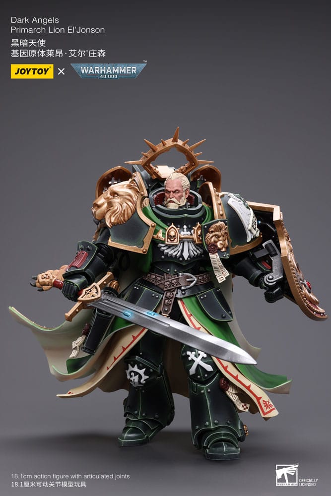 Warhammer 40k Actionfigur 1/18 Dark Angels Primarch Lion El' Jonson 18 cm Reproduktion Image 23