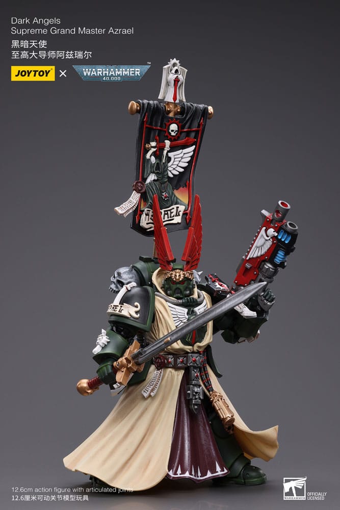 Warhammer 40k Actionfigur 1/18 Dark Angels Supreme Grand Master Azrael 13 cm Image 5
