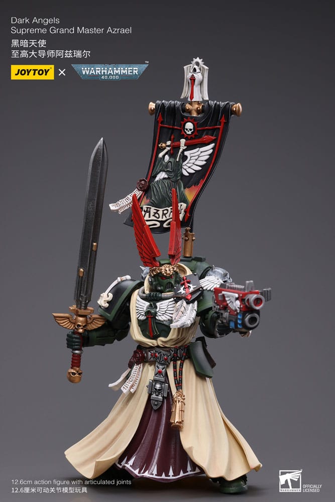 Warhammer 40k Actionfigur 1/18 Dark Angels Supreme Grand Master Azrael 13 cm Image 6