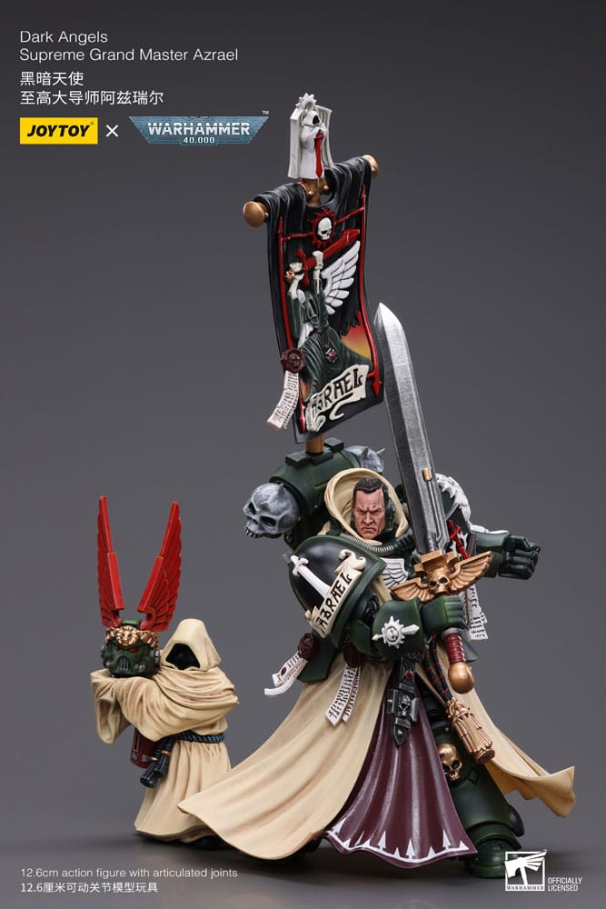 Warhammer 40k Actionfigur 1/18 Dark Angels Supreme Grand Master Azrael 13 cm Image 8