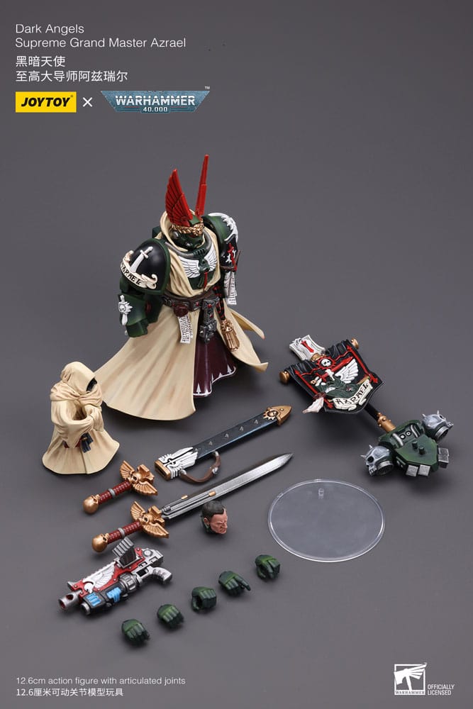 Warhammer 40k Actionfigur 1/18 Dark Angels Supreme Grand Master Azrael 13 cm Image 10