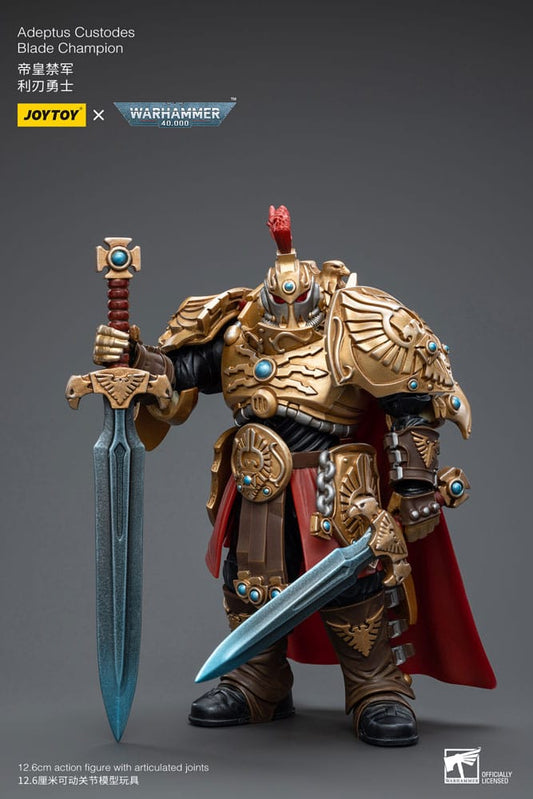 Warhammer 40k Actionfigur 1/18 Adeptus Custodes Blade Champion 12 cm Image 1