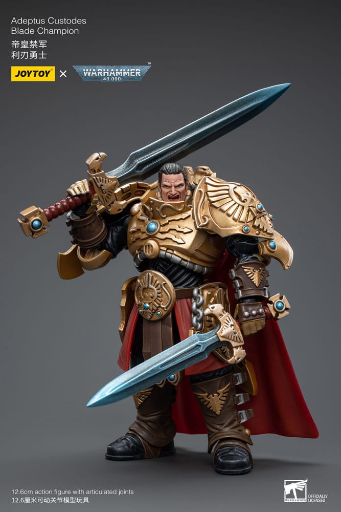Warhammer 40k Actionfigur 1/18 Adeptus Custodes Blade Champion 12 cm Image 4