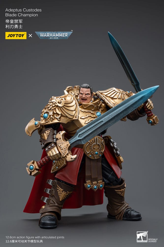 Warhammer 40k Actionfigur 1/18 Adeptus Custodes Blade Champion 12 cm Image 6