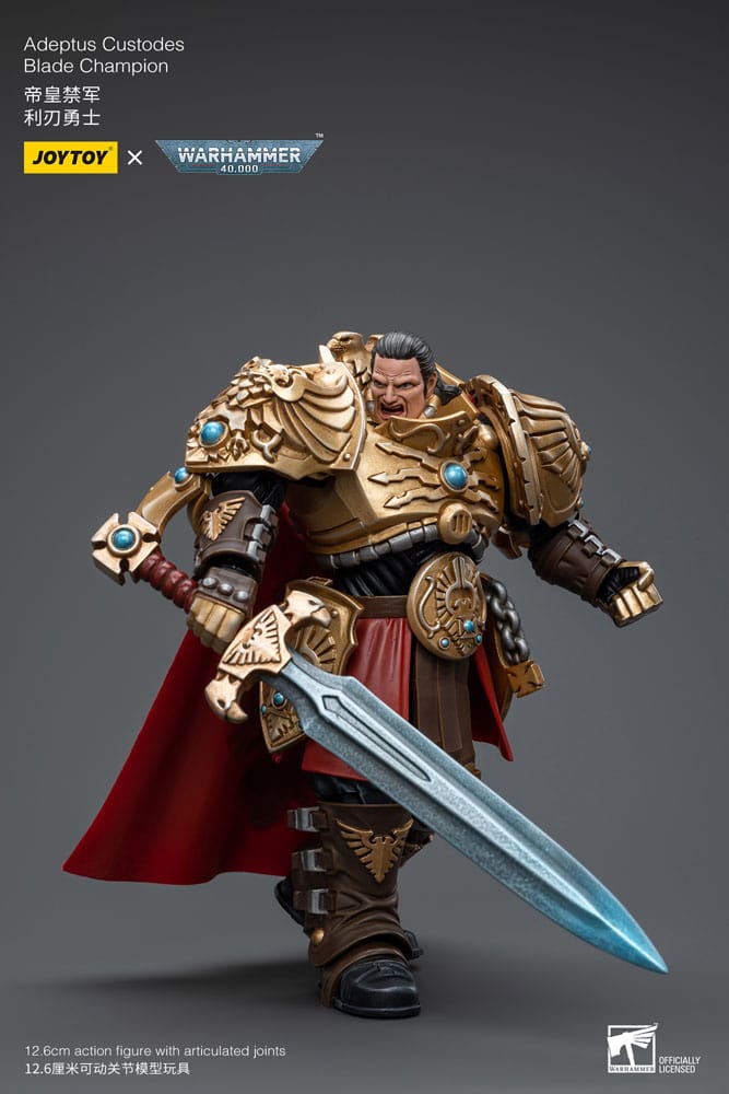 Warhammer 40k Actionfigur 1/18 Adeptus Custodes Blade Champion 12 cm Image 7