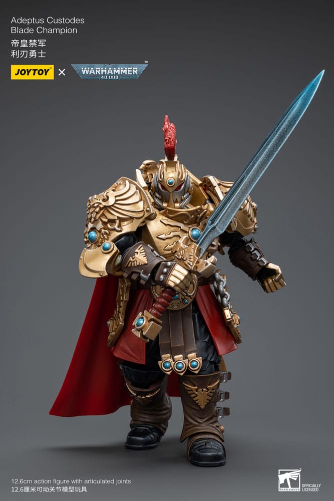 Warhammer 40k Actionfigur 1/18 Adeptus Custodes Blade Champion 12 cm Image 8