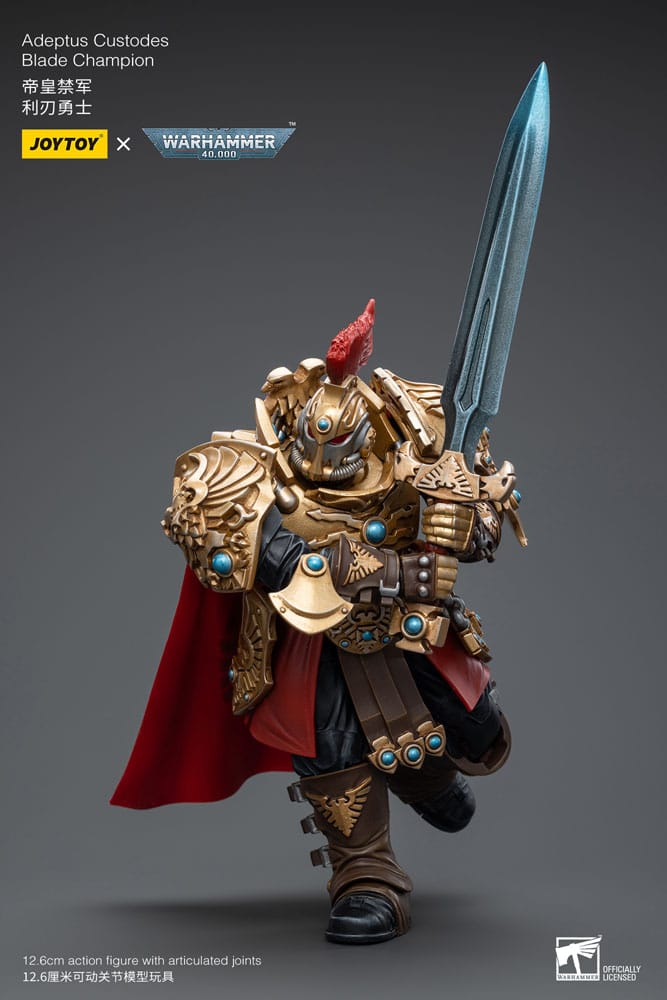 Warhammer 40k Actionfigur 1/18 Adeptus Custodes Blade Champion 12 cm Image 10