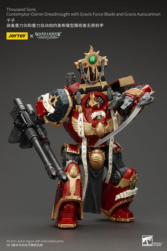 Warhammer The Horus Heresy Actionfigur 1/18 Thousand Sons Contemptor-Osiron Dreadnought with Gravis Force Blade And Gravis Autocannon 30 cm Image 1
