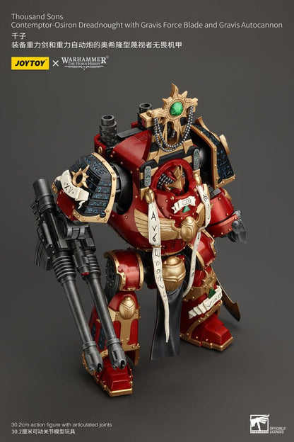 Warhammer The Horus Heresy Actionfigur 1/18 Thousand Sons Contemptor-Osiron Dreadnought with Gravis Force Blade And Gravis Autocannon 30 cm Image 3