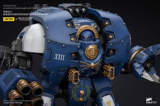 Warhammer The Horus Heresy Actionfigur 1/18 Ultramarines Leviathan Dreadnought with Cyclonic Melta Lance And Siege Claws 29 cm Image 2