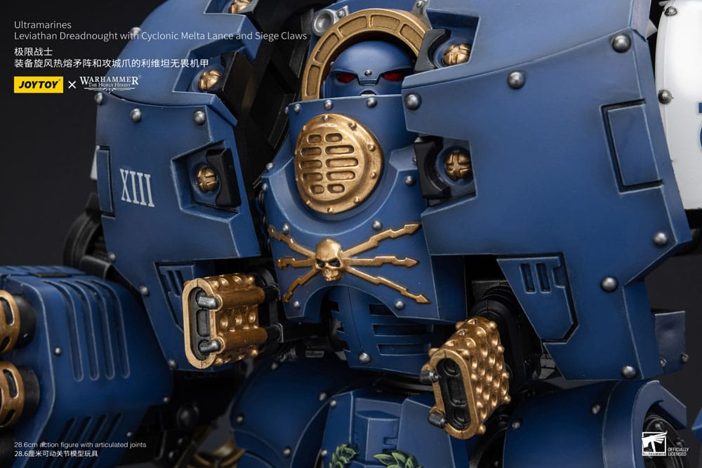 Warhammer The Horus Heresy Actionfigur 1/18 Ultramarines Leviathan Dreadnought with Cyclonic Melta Lance And Siege Claws 29 cm Image 3