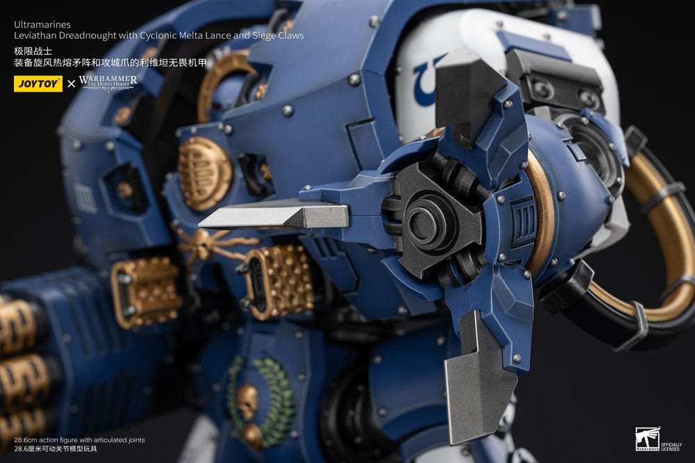 Warhammer The Horus Heresy Actionfigur 1/18 Ultramarines Leviathan Dreadnought with Cyclonic Melta Lance And Siege Claws 29 cm Image 5