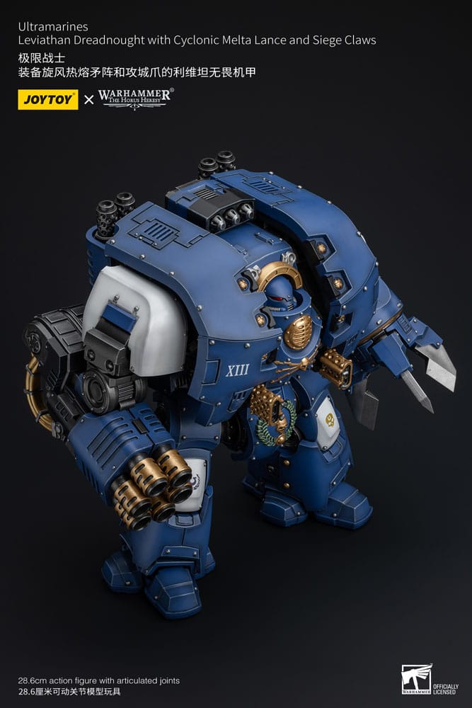 Warhammer The Horus Heresy Actionfigur 1/18 Ultramarines Leviathan Dreadnought with Cyclonic Melta Lance And Siege Claws 29 cm Image 6