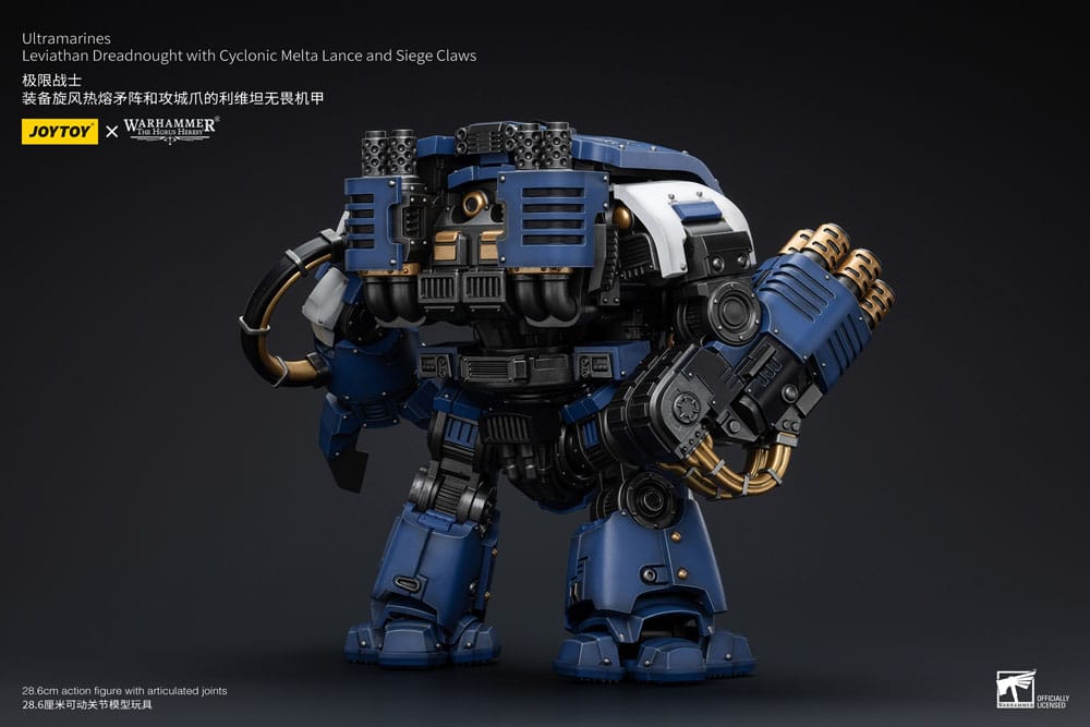 Warhammer The Horus Heresy Actionfigur 1/18 Ultramarines Leviathan Dreadnought with Cyclonic Melta Lance And Siege Claws 29 cm Image 8