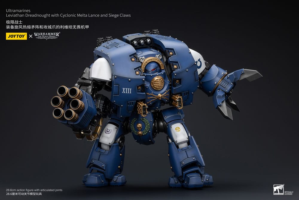 Warhammer The Horus Heresy Actionfigur 1/18 Ultramarines Leviathan Dreadnought with Cyclonic Melta Lance And Siege Claws 29 cm Image 9