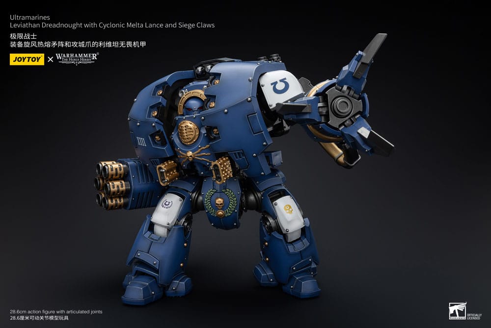 Warhammer The Horus Heresy Actionfigur 1/18 Ultramarines Leviathan Dreadnought with Cyclonic Melta Lance And Siege Claws 29 cm Image 10