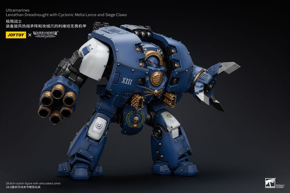 Warhammer The Horus Heresy Actionfigur 1/18 Ultramarines Leviathan Dreadnought with Cyclonic Melta Lance And Siege Claws 29 cm Image 13