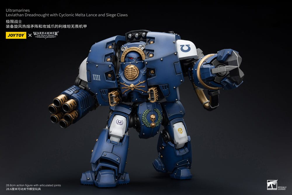 Warhammer The Horus Heresy Actionfigur 1/18 Ultramarines Leviathan Dreadnought with Cyclonic Melta Lance And Siege Claws 29 cm Image 14