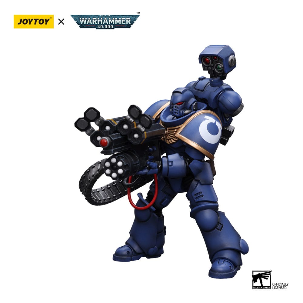 Warhammer 40k Actionfigur 1/18 Ultramarines Desolation Marine with Castellan Launcher (Superfrag) 12 cm Image 4