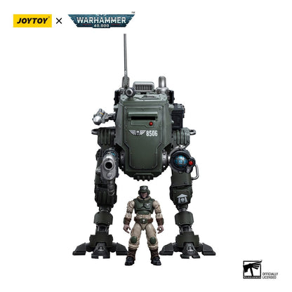 Warhammer 40k Actionfigur 1/18 Astra Militarum Cadian Armoured Sentinel 12 cm Image 1