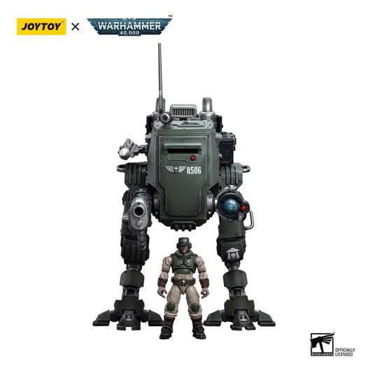 Warhammer 40k Actionfigur 1/18 Astra Militarum Cadian Armoured Sentinel 12 cm Image 1