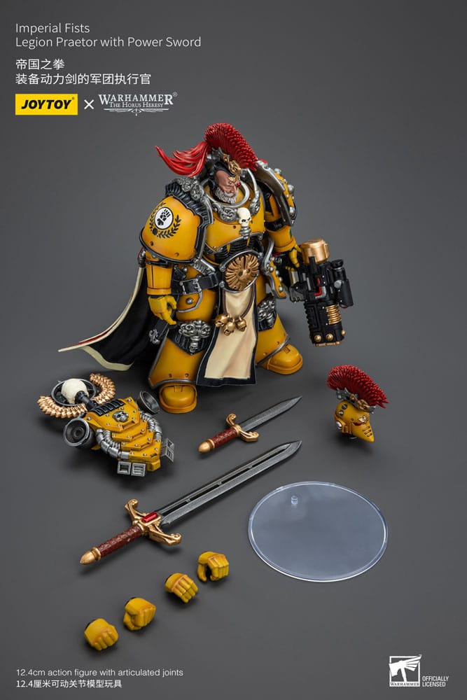Warhammer The Horus Heresy Actionfigur 1/18 Imperial Fists Legion Praetor with Power Sword 12 cm Image 5