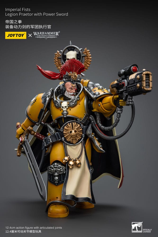 Warhammer The Horus Heresy Actionfigur 1/18 Imperial Fists Legion Praetor with Power Sword 12 cm Image 10