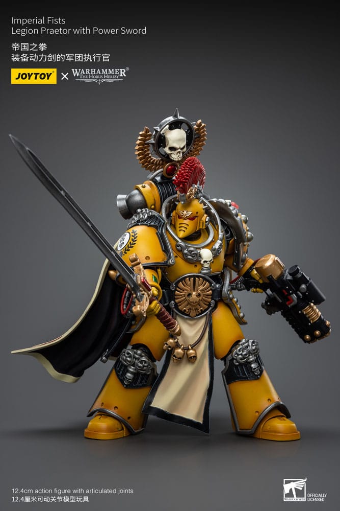 Warhammer The Horus Heresy Actionfigur 1/18 Imperial Fists Legion Praetor with Power Sword 12 cm Image 14