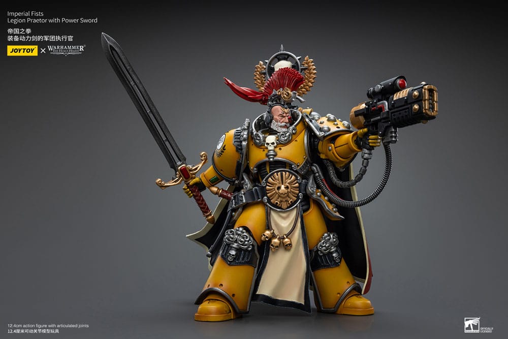 Warhammer The Horus Heresy Actionfigur 1/18 Imperial Fists Legion Praetor with Power Sword 12 cm Image 16