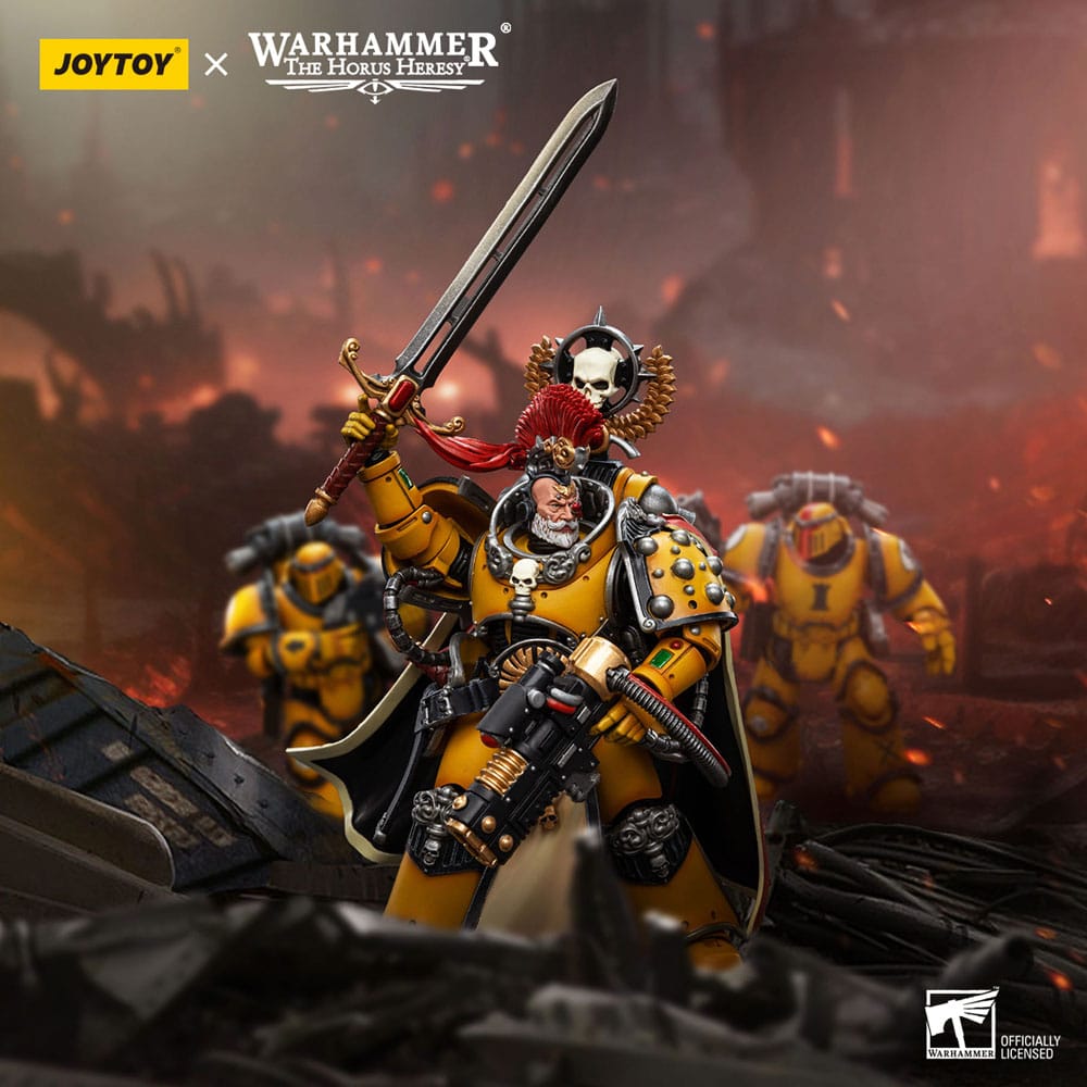 Warhammer The Horus Heresy Actionfigur 1/18 Imperial Fists Legion Praetor with Power Sword 12 cm Image 22