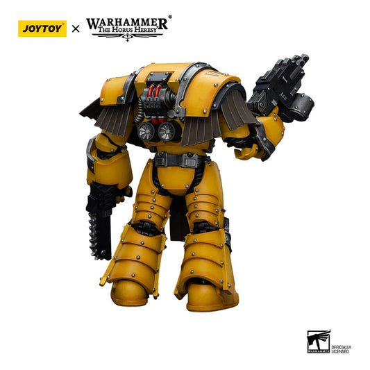 Warhammer The Horus Heresy Actionfigur 1/18 Imperial Fists Legion Cataphractii Terminator Squad Legion Cataphractii with Chainfist 12 cm Image 2