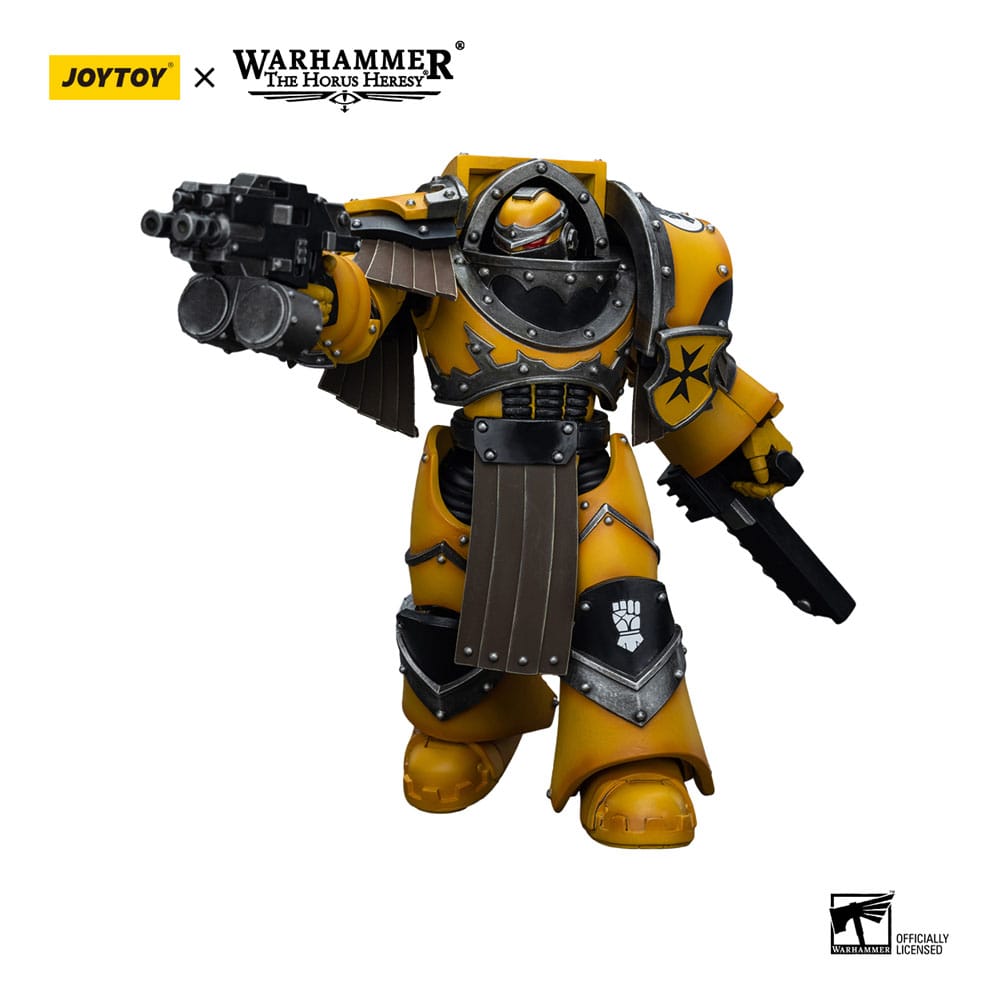 Warhammer The Horus Heresy Actionfigur 1/18 Imperial Fists Legion Cataphractii Terminator Squad Legion Cataphractii with Chainfist 12 cm Image 4