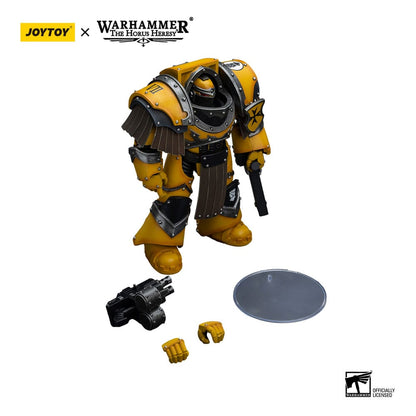 Warhammer The Horus Heresy Actionfigur 1/18 Imperial Fists Legion Cataphractii Terminator Squad Legion Cataphractii with Chainfist 12 cm Image 5