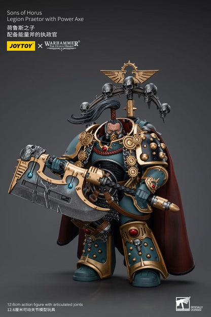 Warhammer The Horus Heresy Actionfigur 1/18 Sons of Horus Legion Praetor with Power Axe 12 cm Image 2