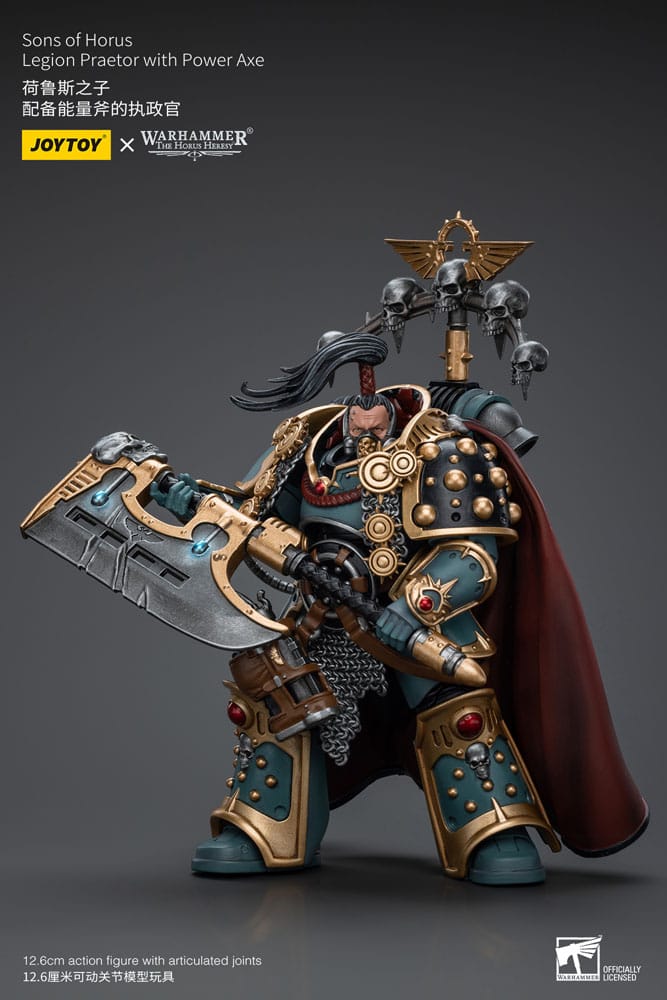 Warhammer The Horus Heresy Actionfigur 1/18 Sons of Horus Legion Praetor with Power Axe 12 cm Image 4