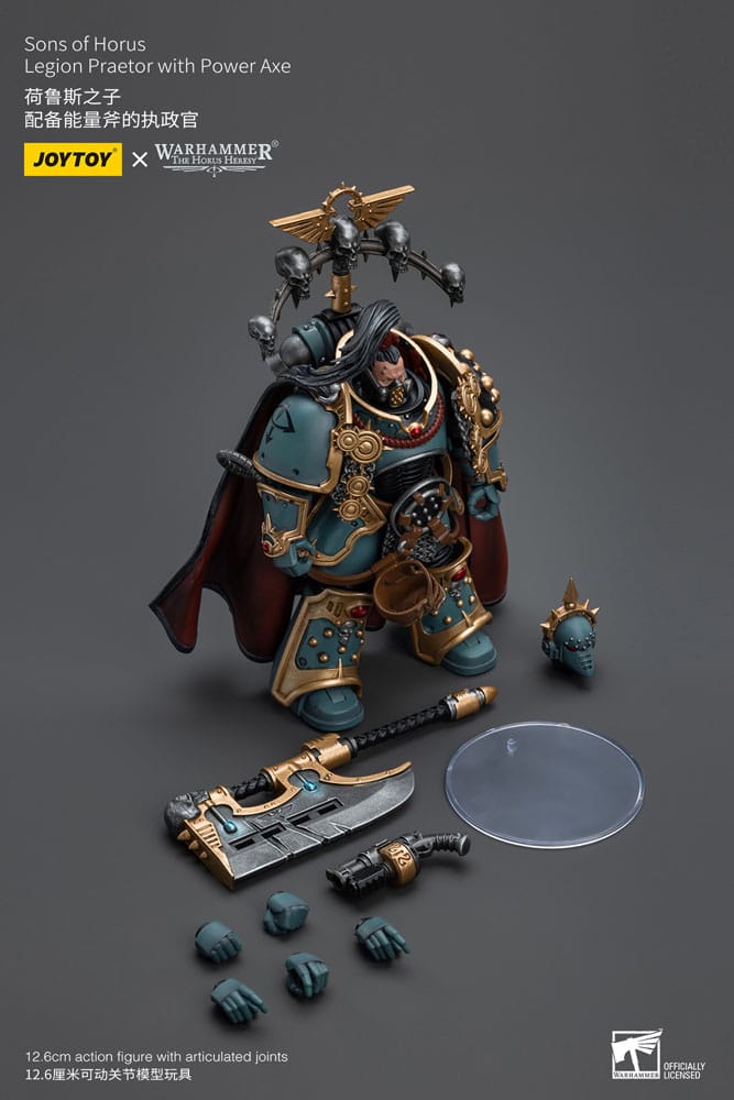 Warhammer The Horus Heresy Actionfigur 1/18 Sons of Horus Legion Praetor with Power Axe 12 cm Image 9