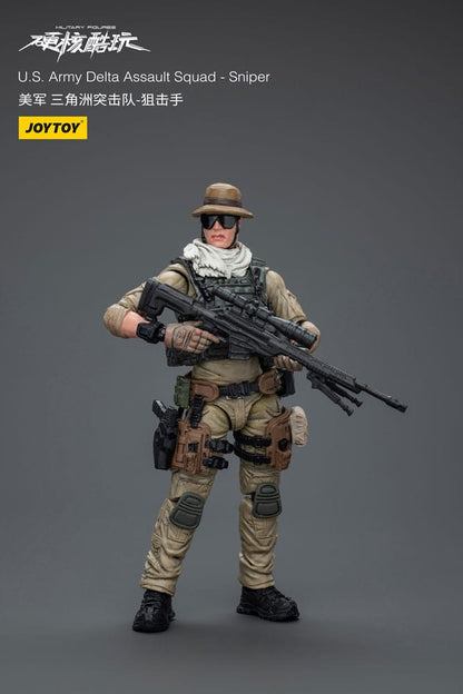 Hardcore Coldplay Actionfigur 1/18 U.S. Army Delta Assault Squad Sniper 11 cm Image 1
