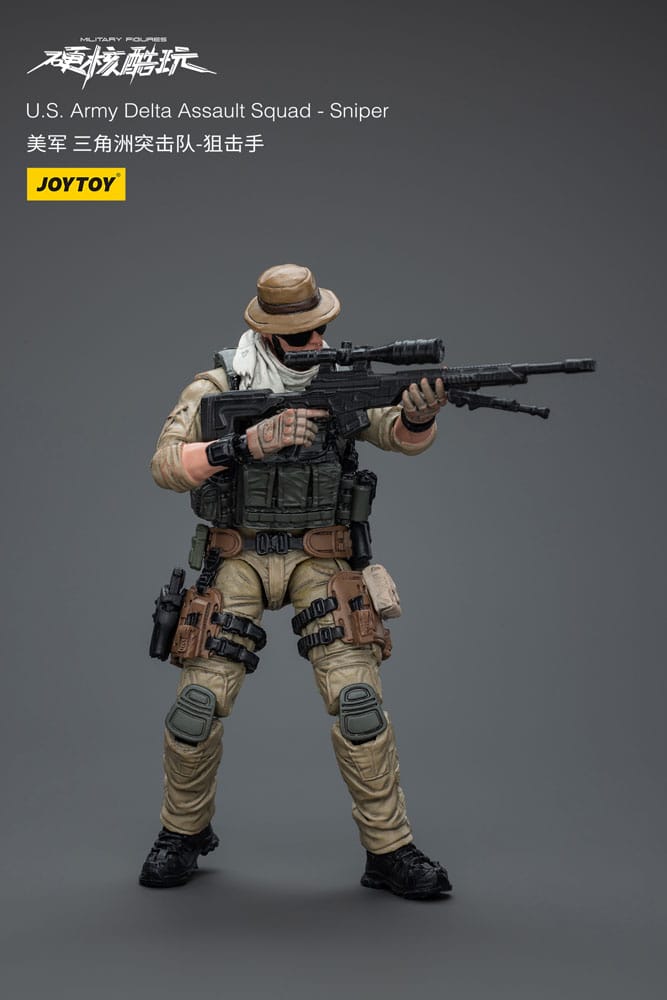 Hardcore Coldplay Actionfigur 1/18 U.S. Army Delta Assault Squad Sniper 11 cm Image 3